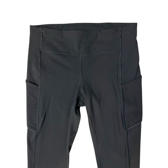 Lululemon Speed Up Tight 28” Black Full On Luxtreme Size 8 W5AVDS Leggings - Picture 3 of 11